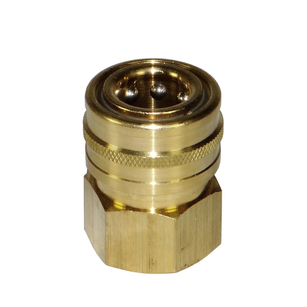 Bedford Precision Parts Bedford Precision 3/8in NPTf Quick Disconnect Coupler, Brass for Graco 801-569 12-2526 - main
